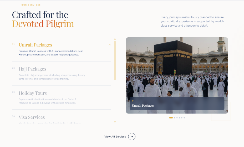 Al Fahads Tours screen view